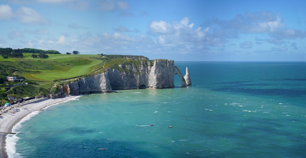 Normandy, Etretat Cliffs, France