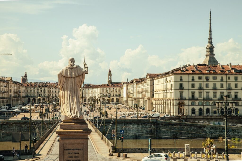 Piazza Vittorio, Turin, Italy
