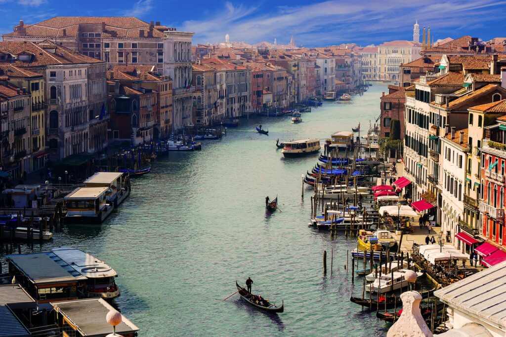 Venice, Canale Grande, Gondolier City